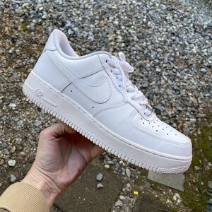 Nike Air Force 1 07” White Shoes Sneakers Size 10